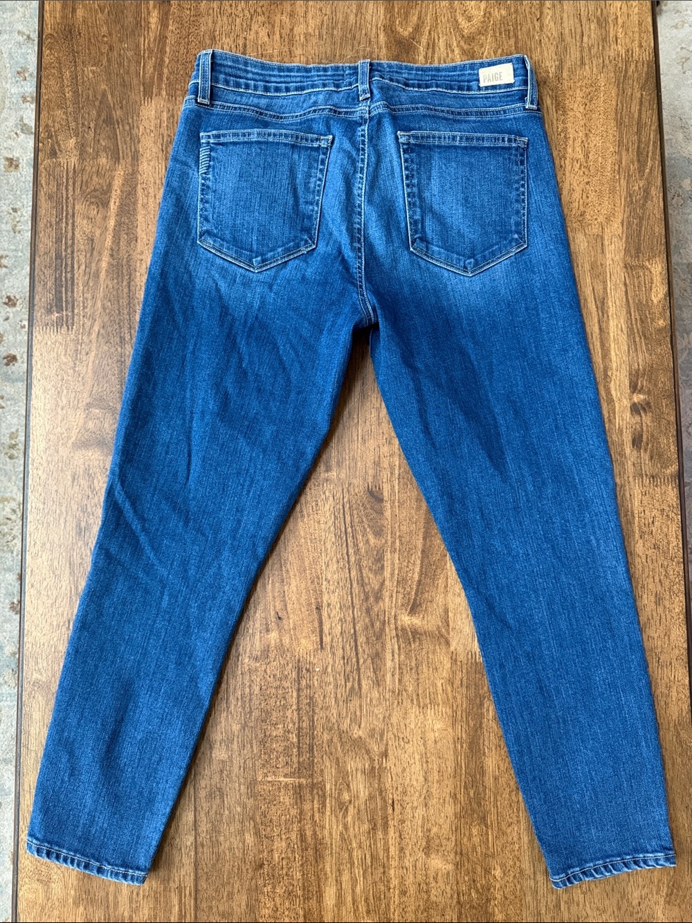 PAIGE Verdugo Crop Skinny Jeans Size 32 - Picture 2 of 5